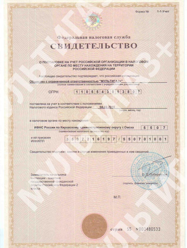 Лицензия ООО Мультигаз+